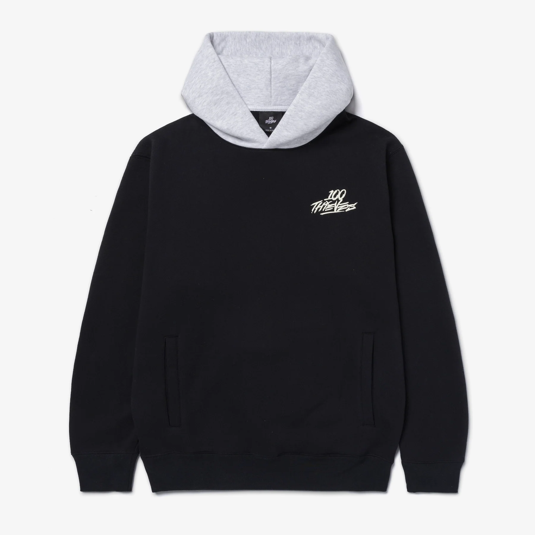 2-Tone Hoodie - Black/Grey