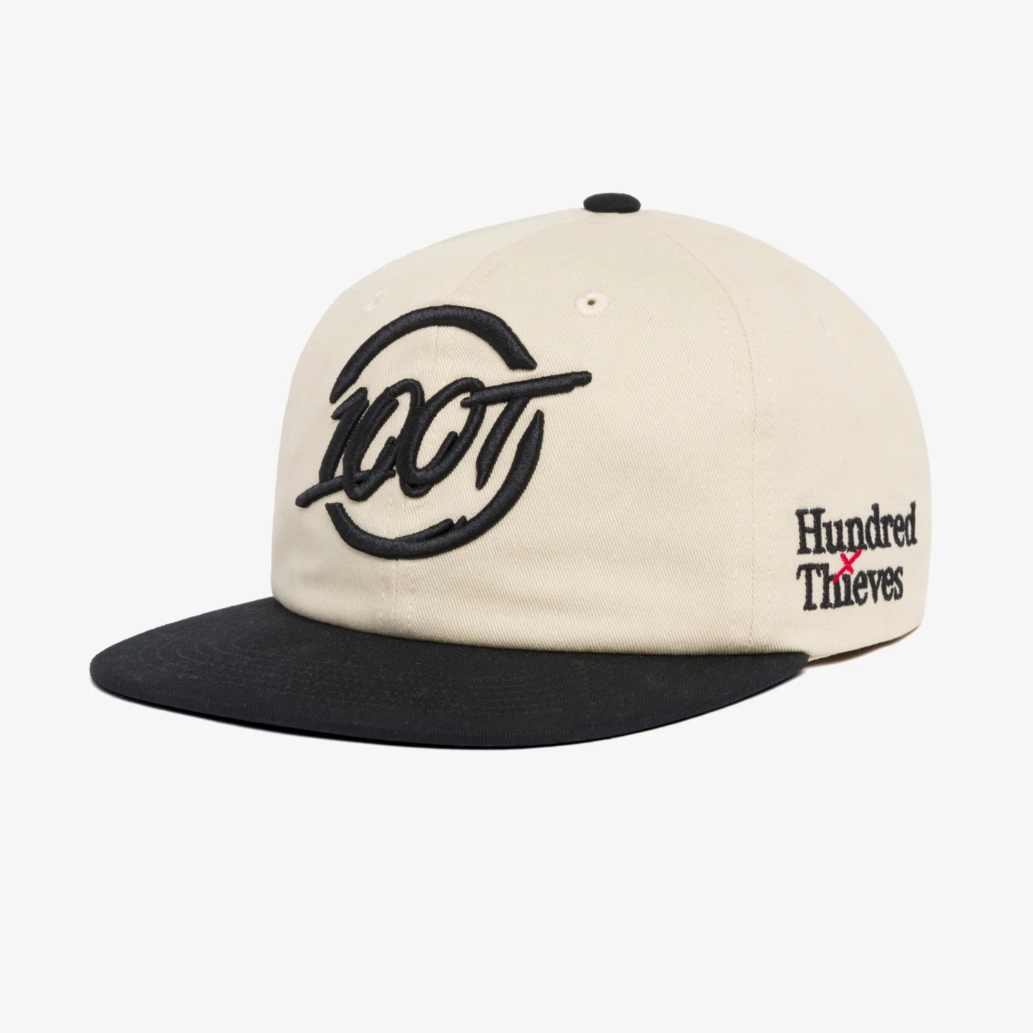 Foundations FW'24 2-Tone Snapback - Cream/Black - Image 2