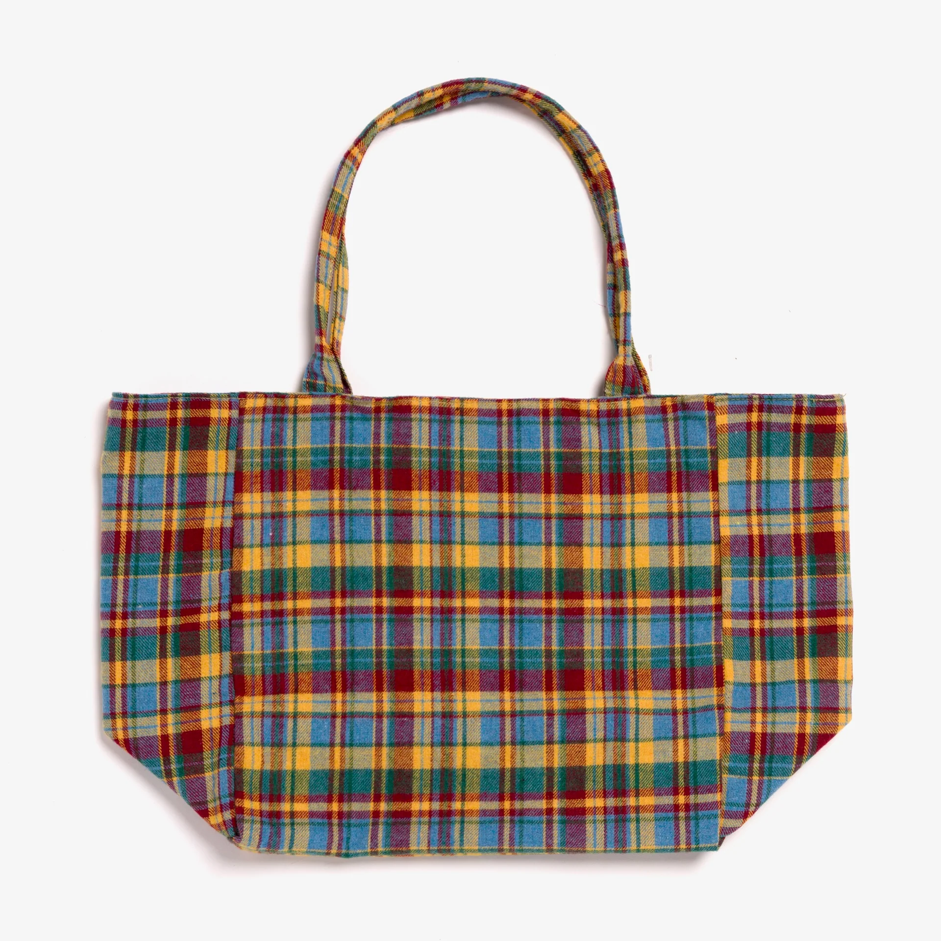 Momotoys + 100T Plaid Tote Bag - Image 3